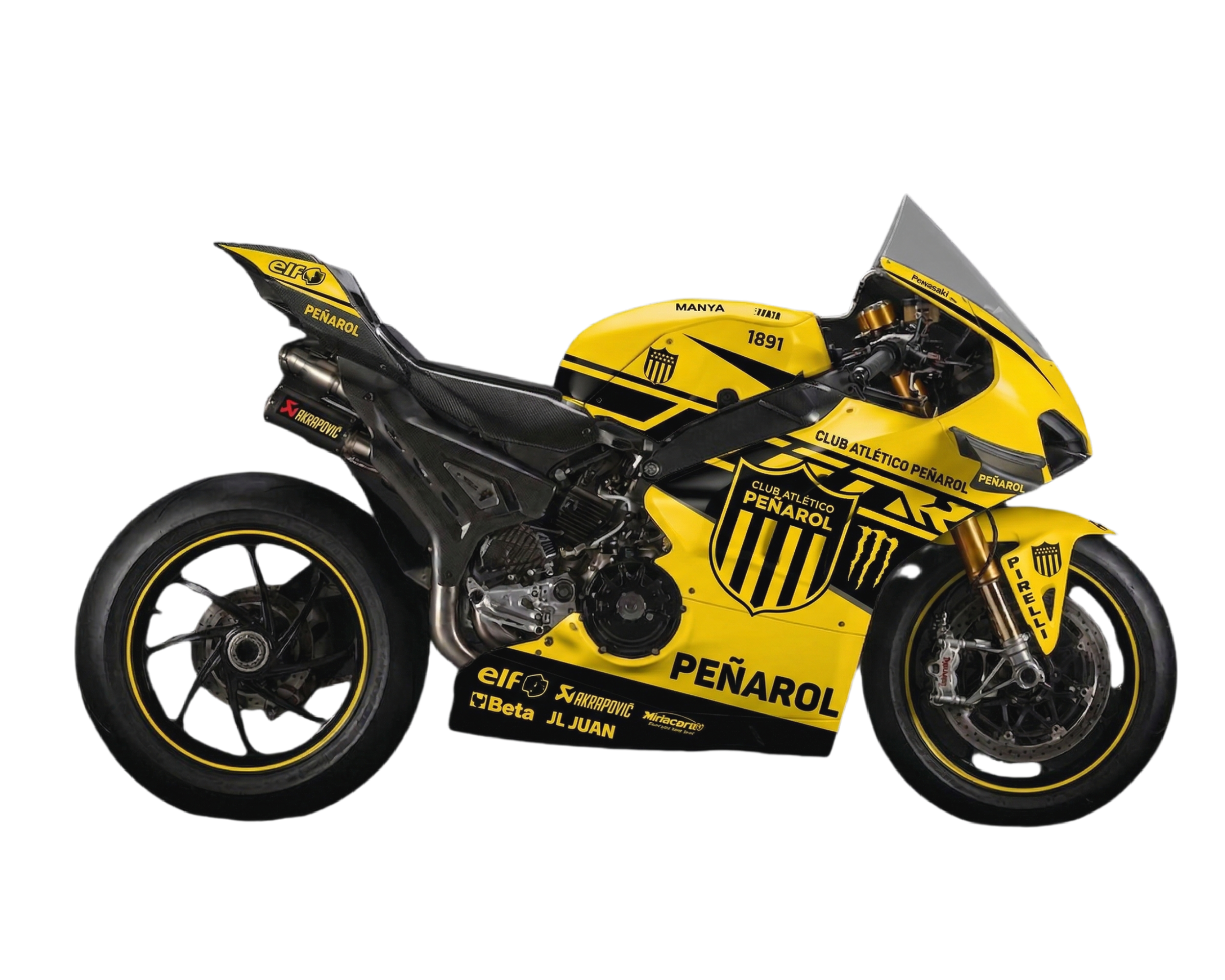 Moto de Peñarol Suzuki