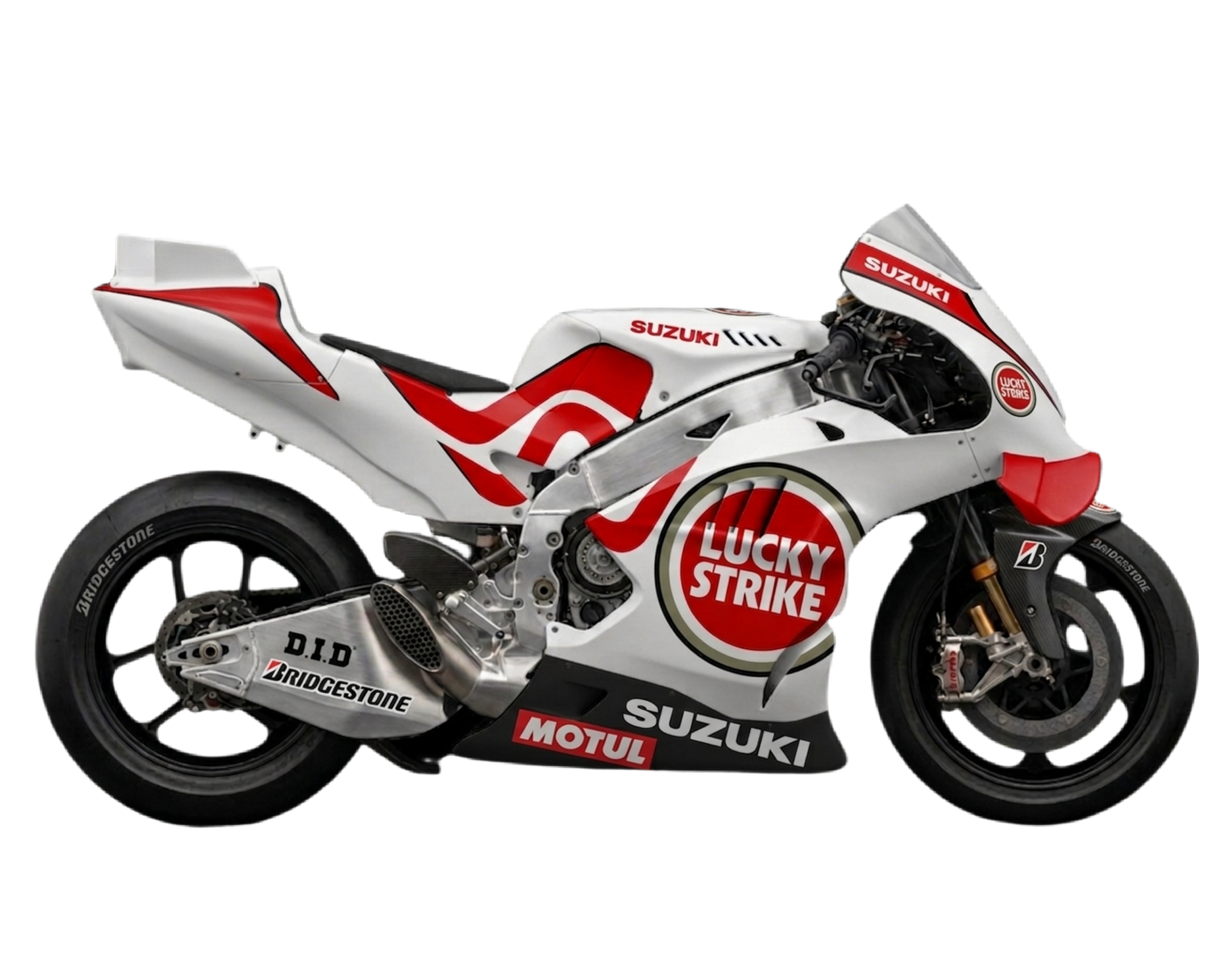 Moto de Lucky Strike Suzuki